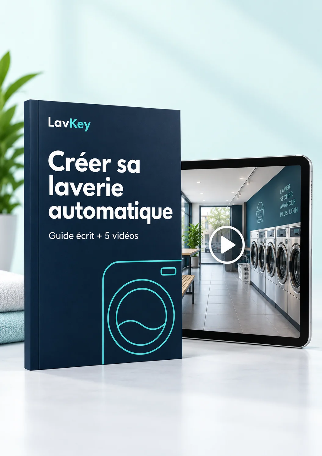 Formation LavKey : le guide Créer sa laverie automatique et les vidéos sur tablette